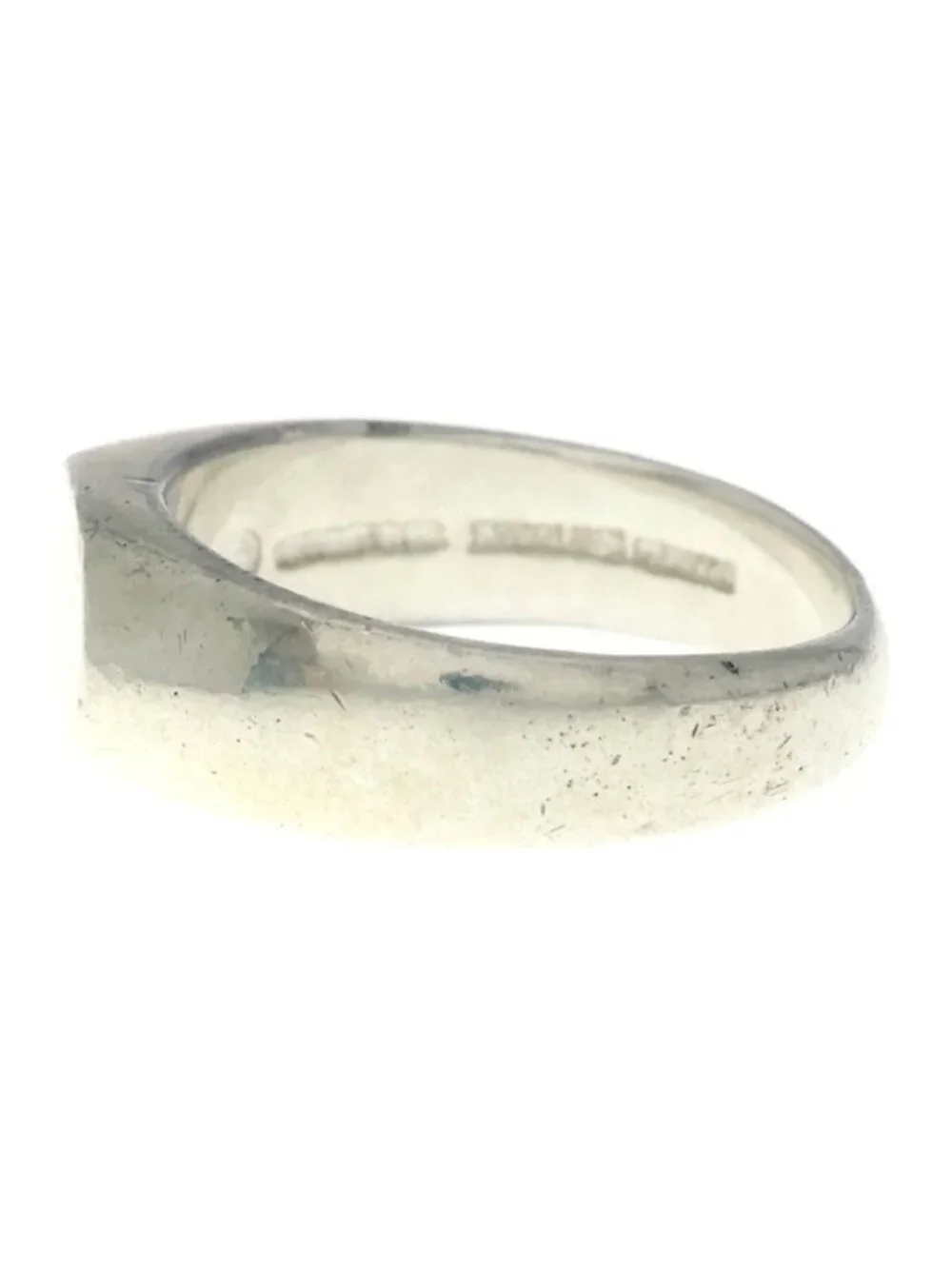 Tiffany & Co Signet Heart Ring Silver